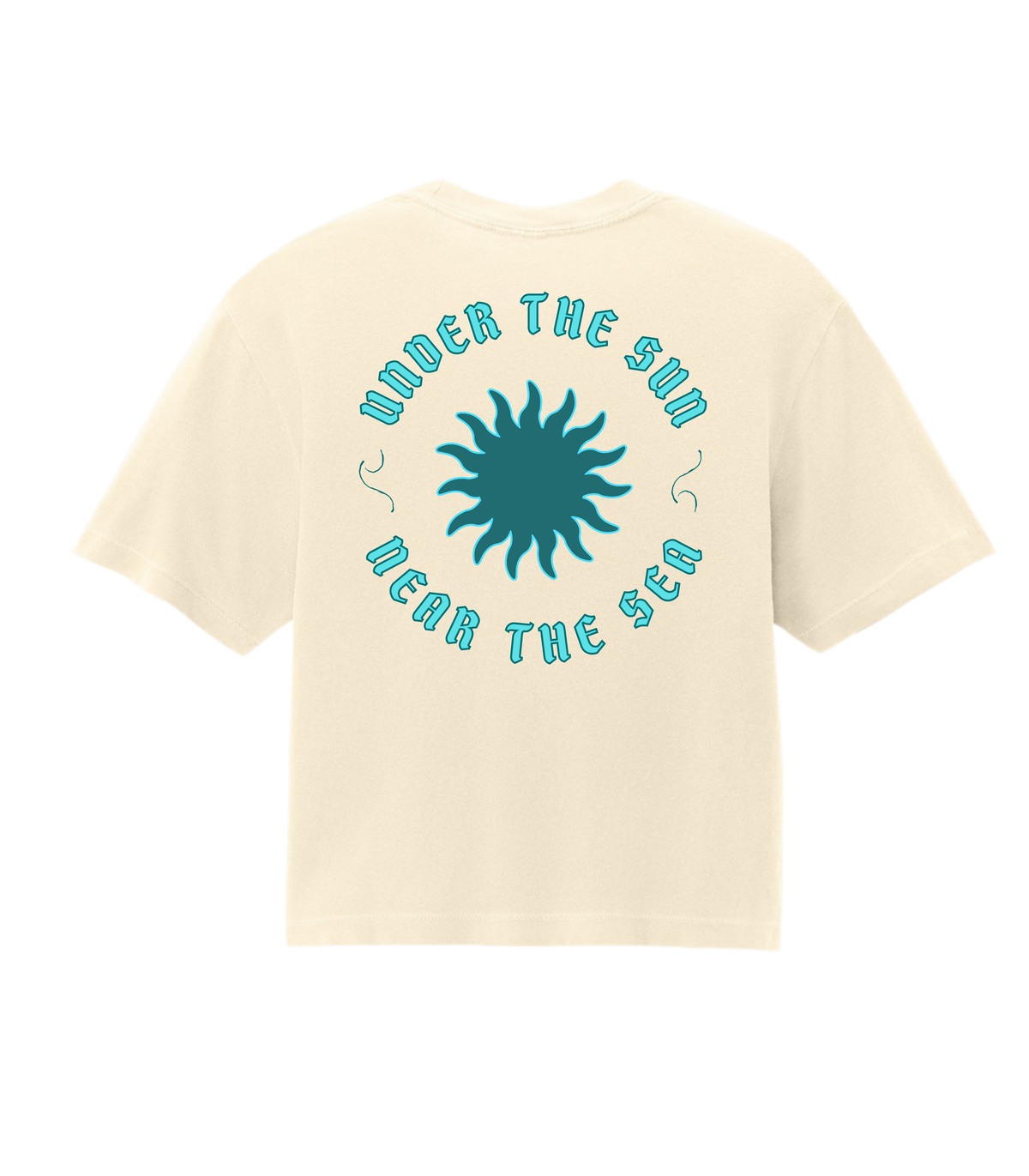 Under The Sun Near The Sea Cropped Tee