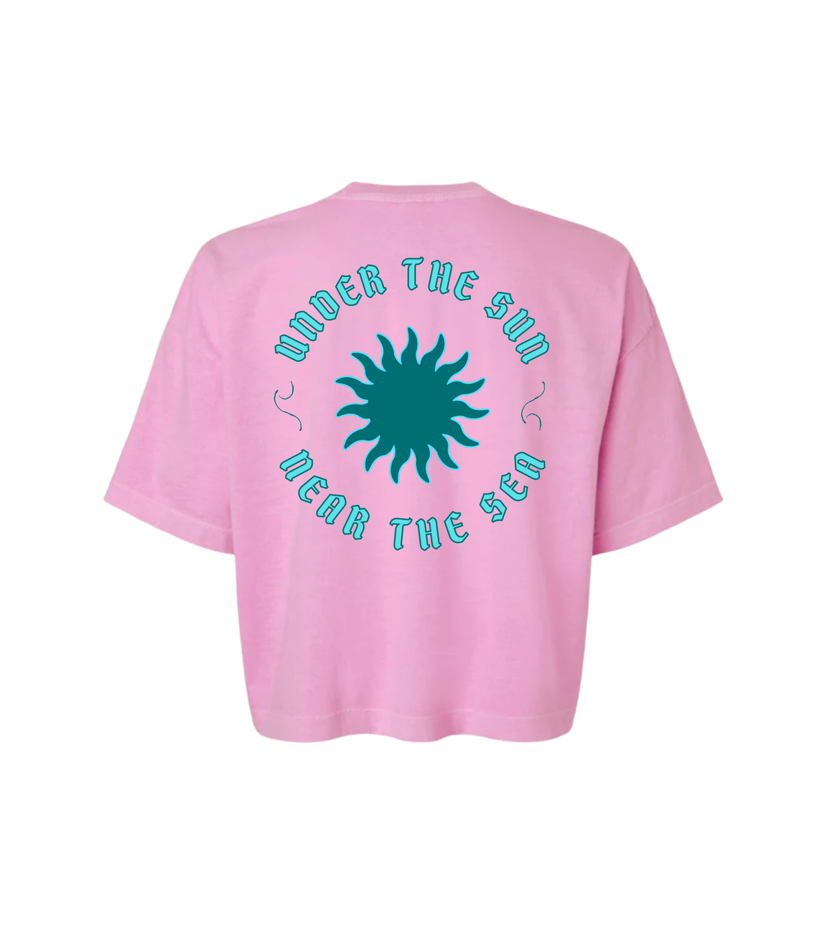 Under The Sun Near The Sea Cropped Tee