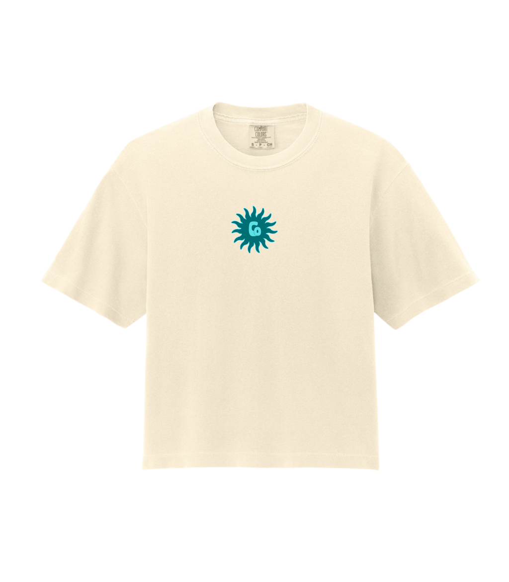 Under The Sun Near The Sea Cropped Tee