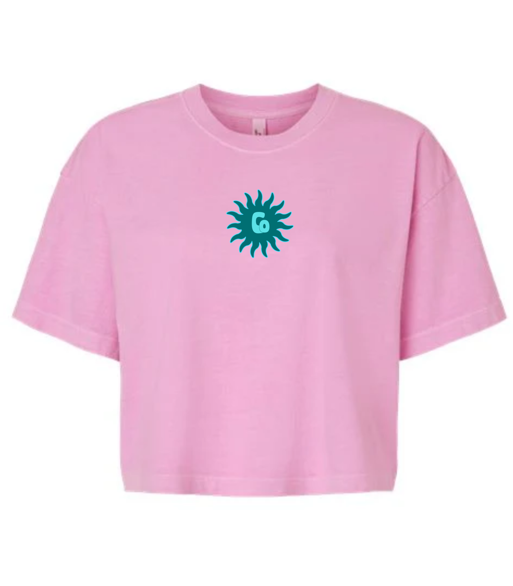 Under The Sun Near The Sea Cropped Tee