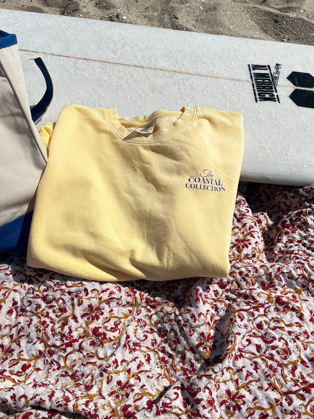 Coastal Collage Crewneck