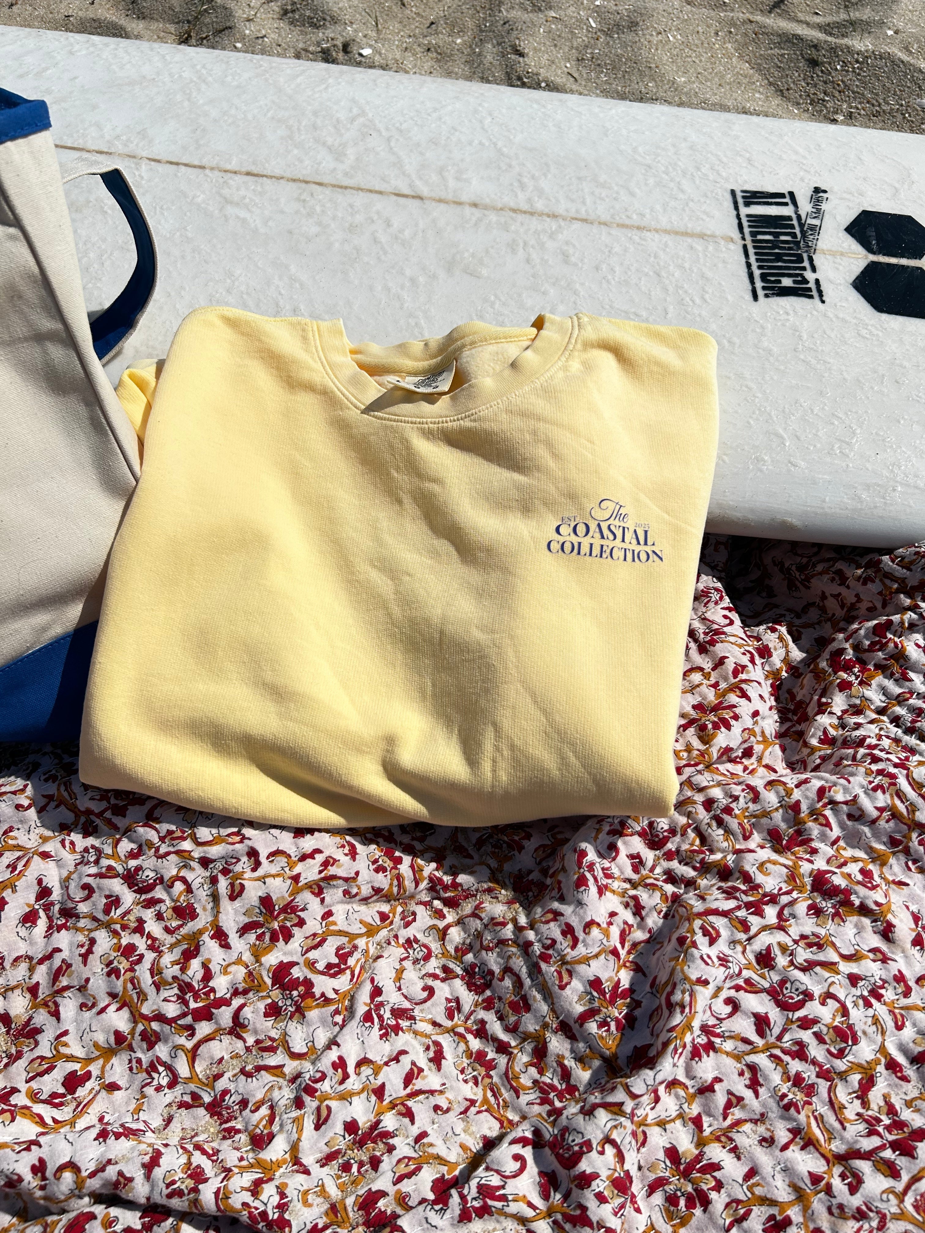 Coastal Collage Crewneck