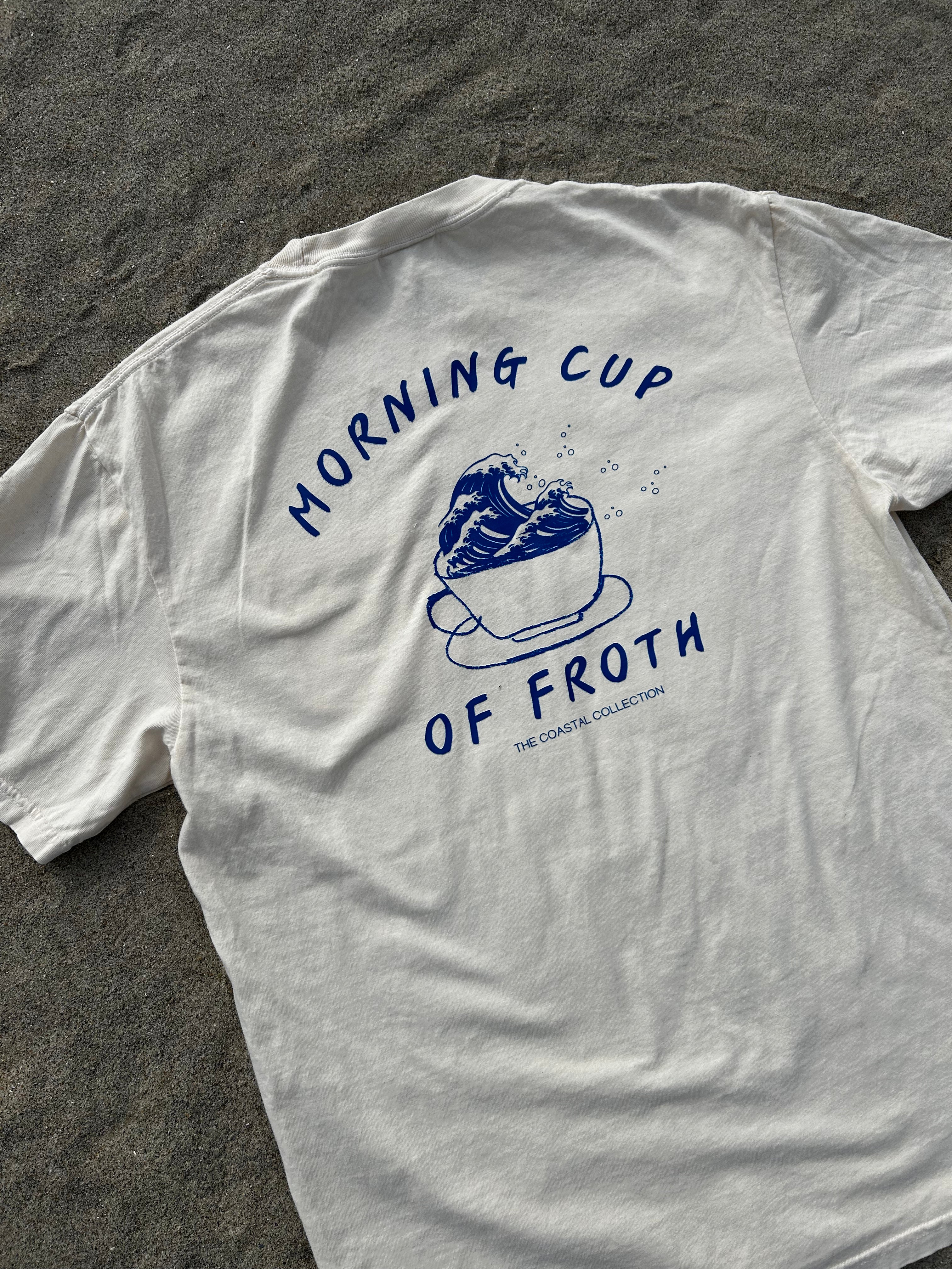 Morning Cup of Froth Pocket Tee