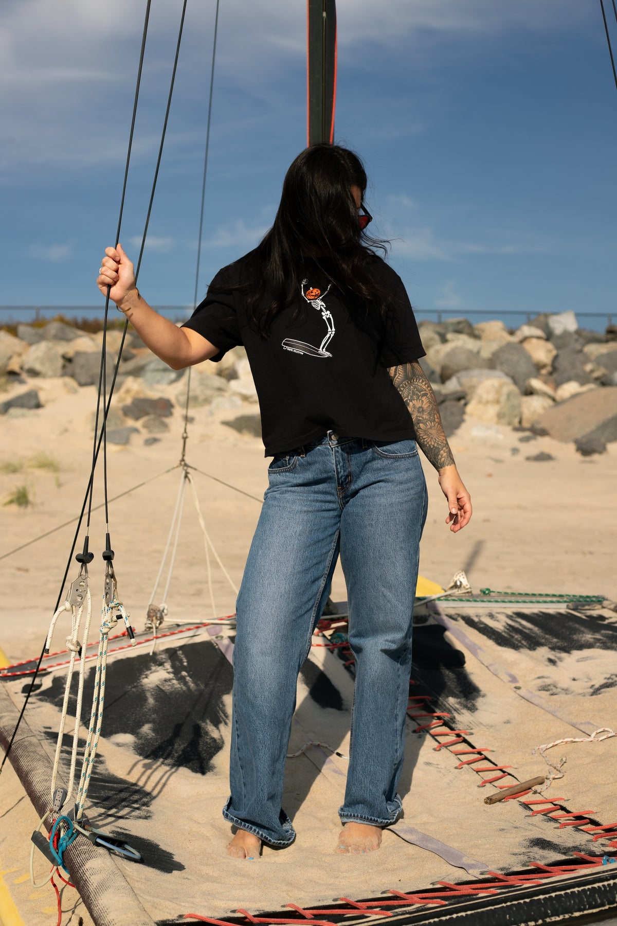 Hang 10 'Til You're Dead Women's Boxy Tee