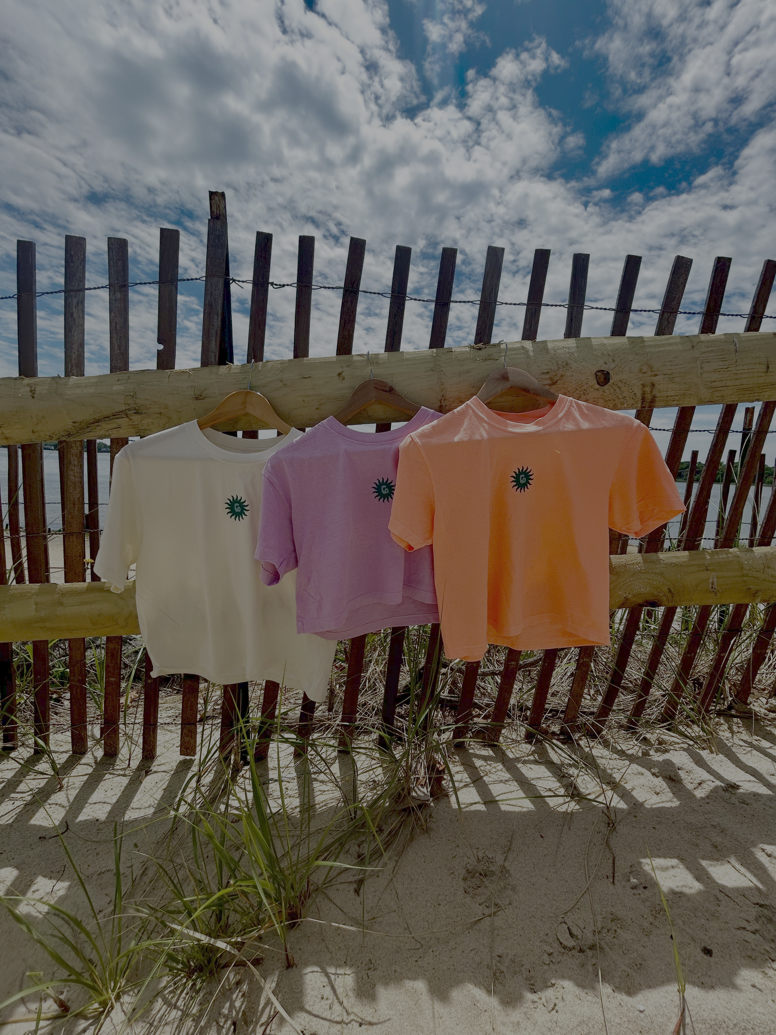 Under The Sun Near The Sea Cropped Tee