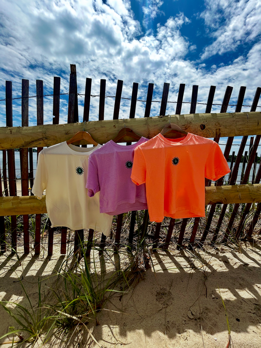 Under The Sun Near The Sea Cropped Tee