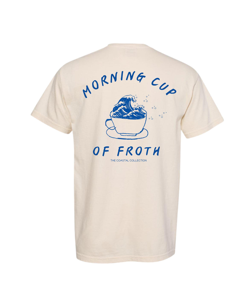 Morning Cup of Froth Pocket Tee