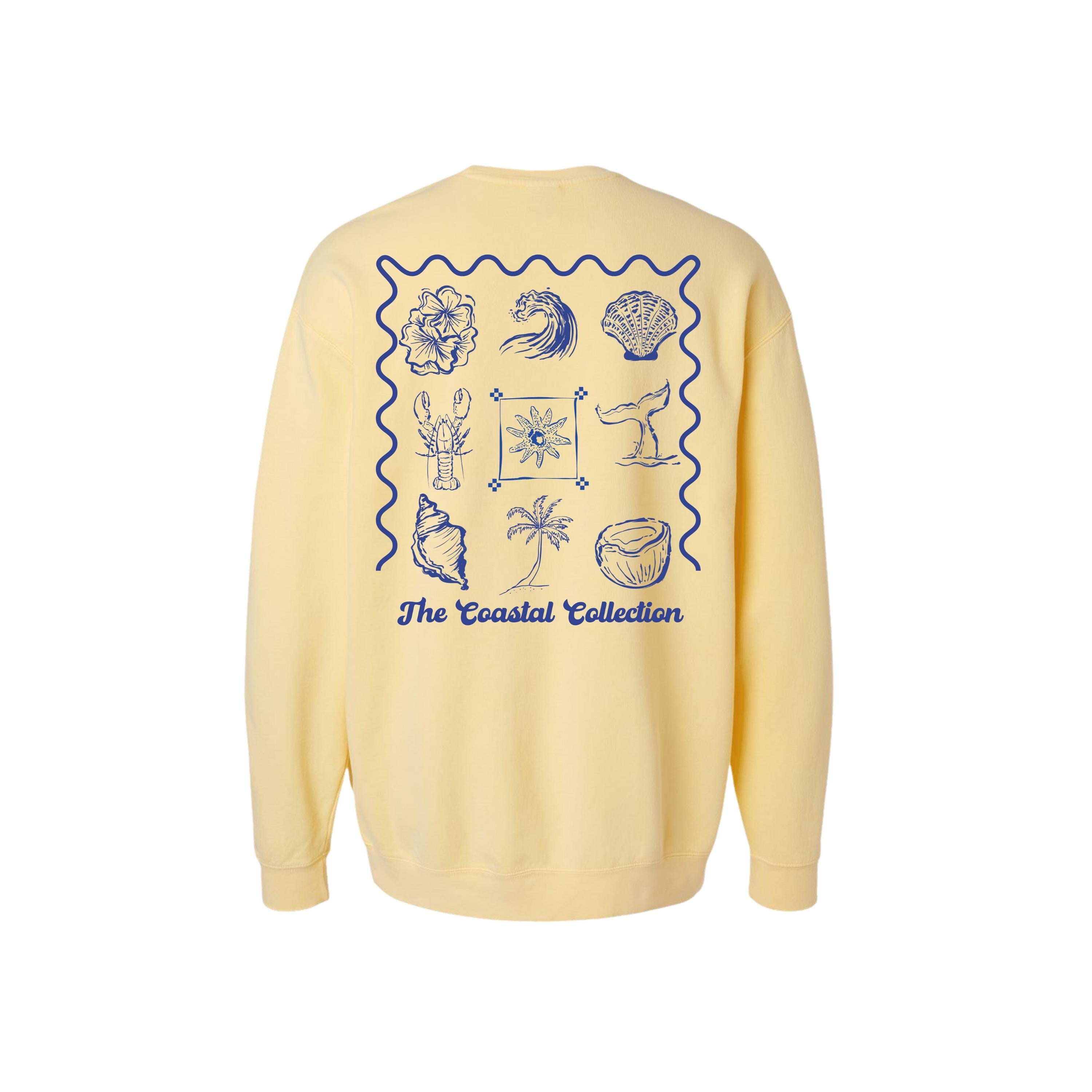 Coastal Collage Crewneck